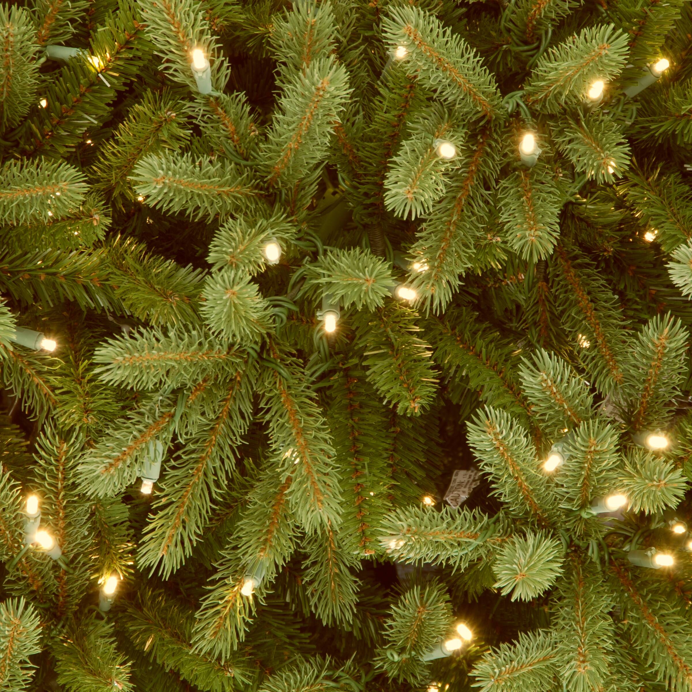 8ft. Pre-Lit Medium Canadian Pine Artificial Christmas Tree, Clear Lights